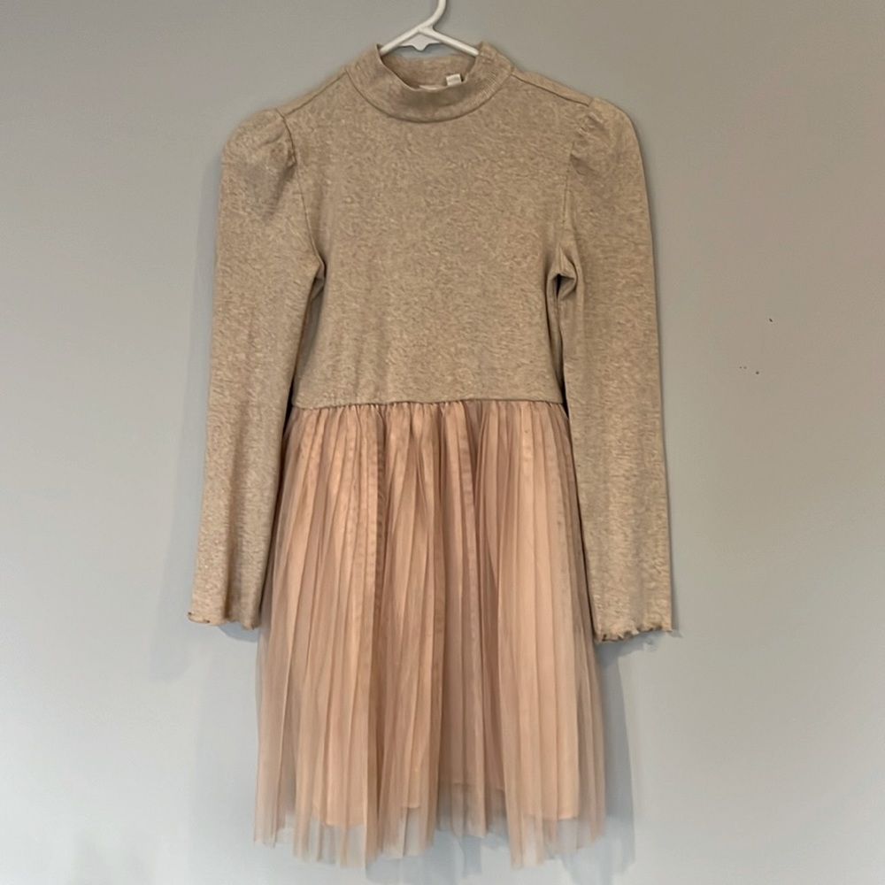Soft rose tulle dress